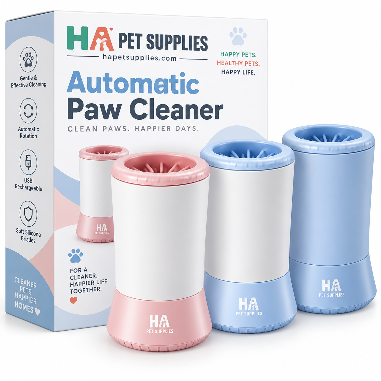 automatic dog paw cleaner