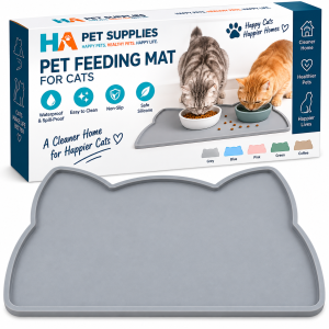 Cat food mat