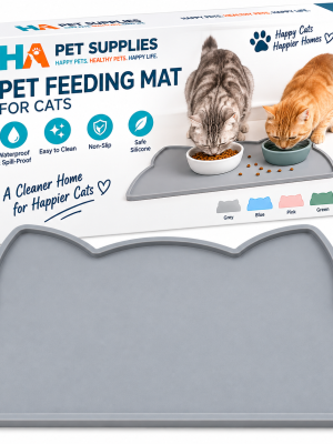 Cat food mat