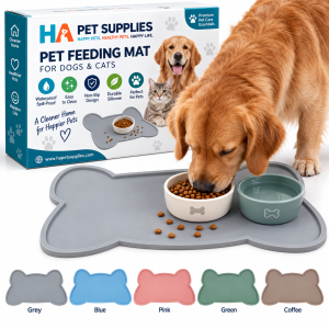 Dog food mat