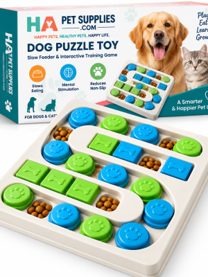 Dog puzzle feeder