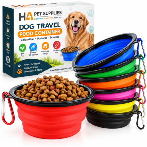 Dog travel food container