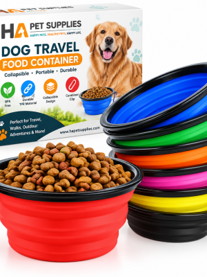 Dog travel food container