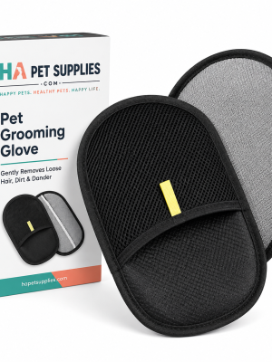 Cat grooming glove