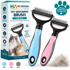 Cat shedding brush