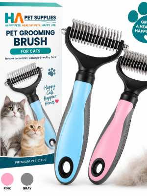 Cat shedding brush
