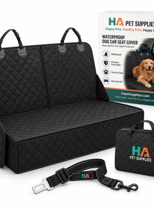 Waterproof dog car seat cover