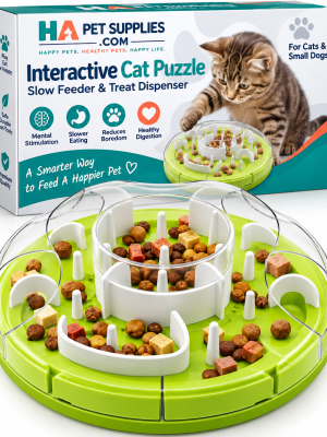 cat puzzle feeder