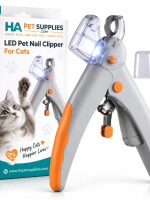 HA PET SUPPLIES cat nail clipper with LED light