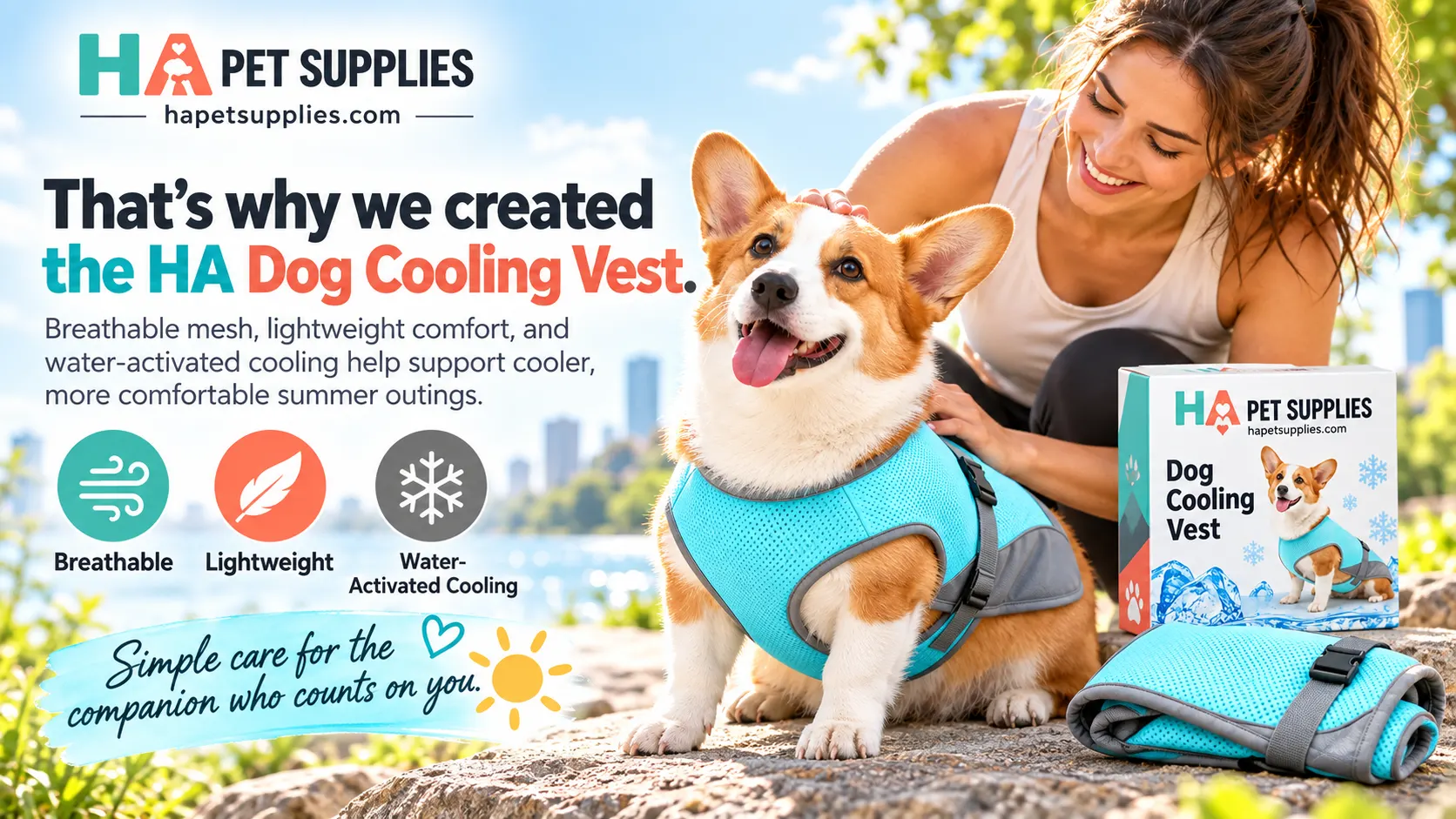 evaporative cooling vest for dogs
