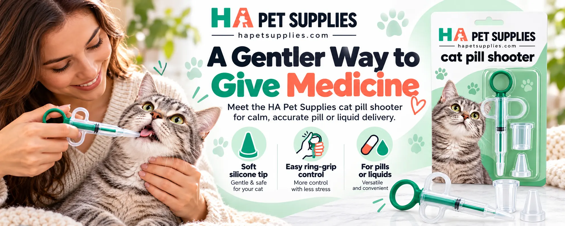 Cat pill popper demonstrated during medicine administration