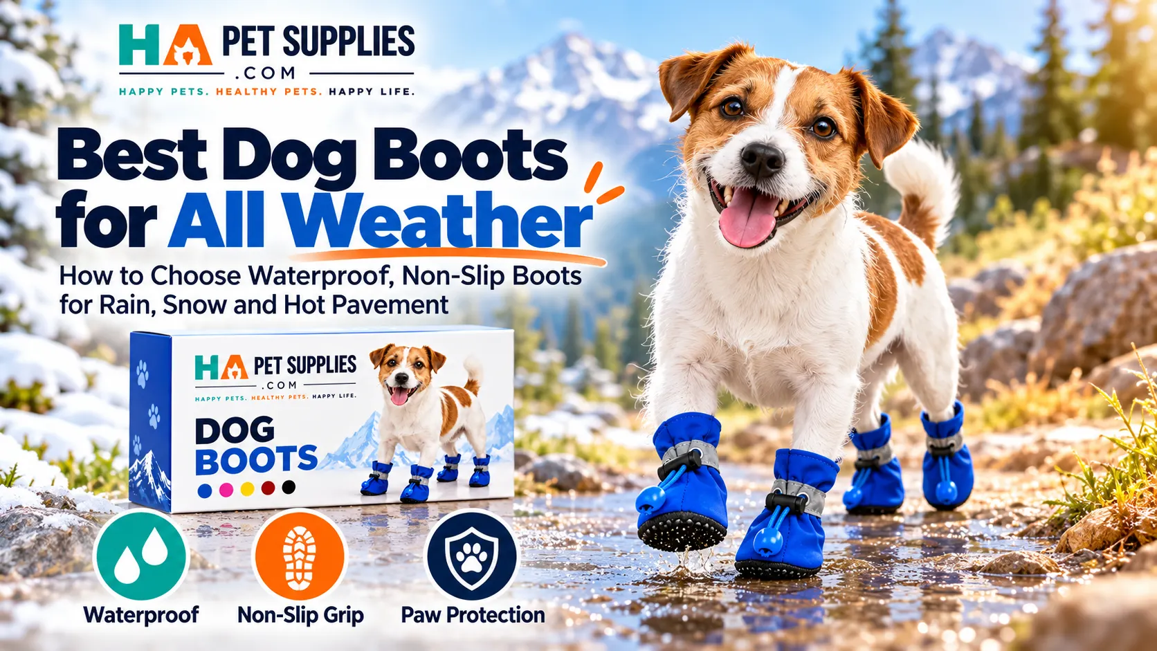 Best dog boots for all weather on outdoor walks