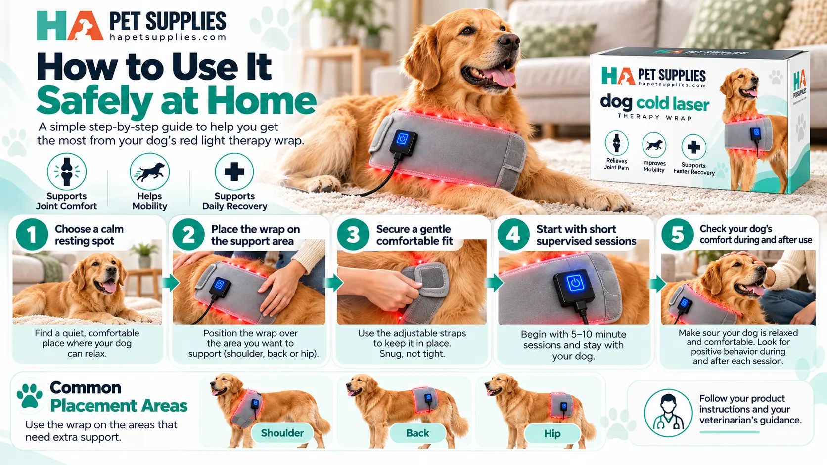 Cold laser therapy for dogs at home safe step by step usage guide