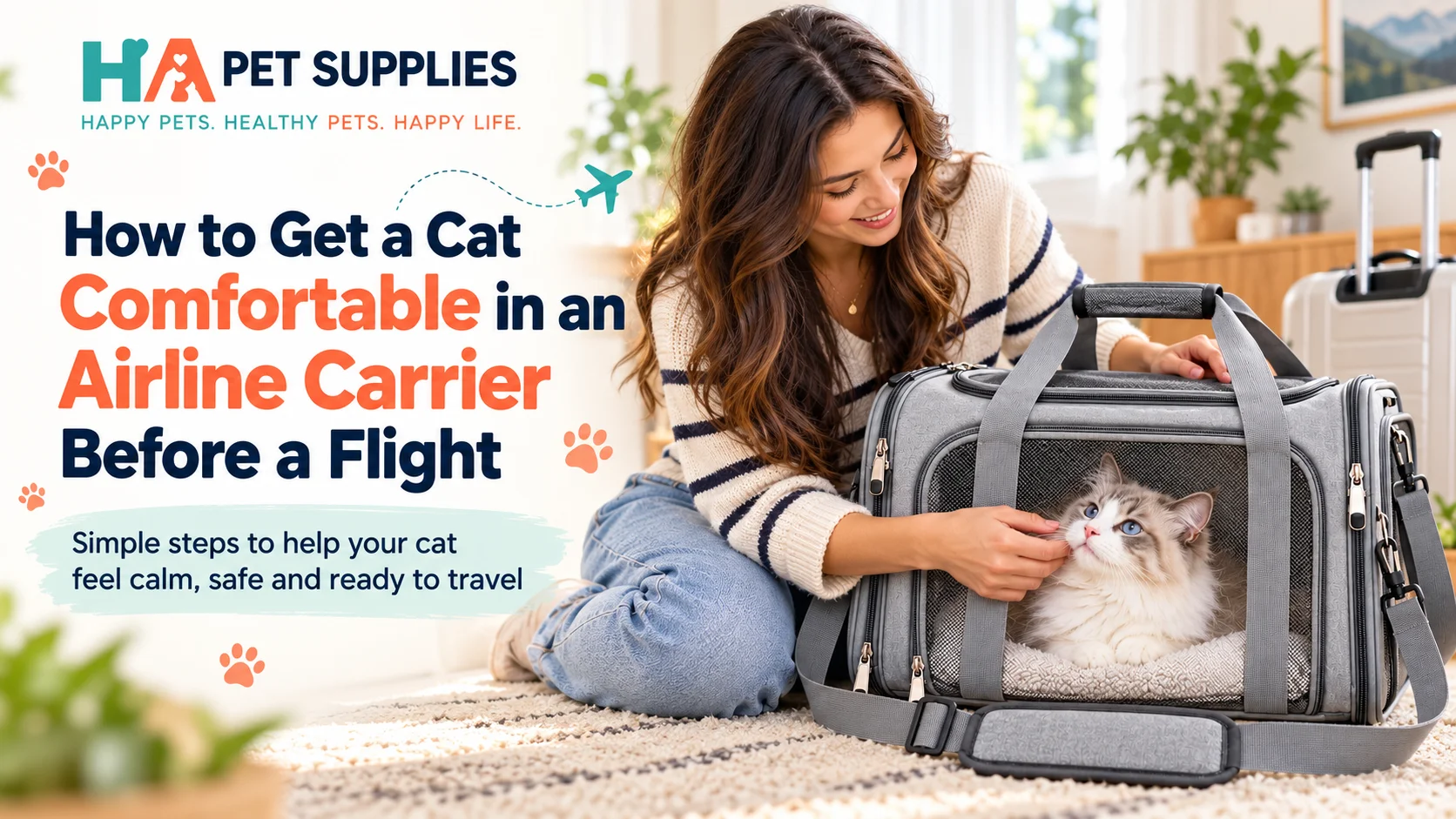 cat airline carrier training before a flight