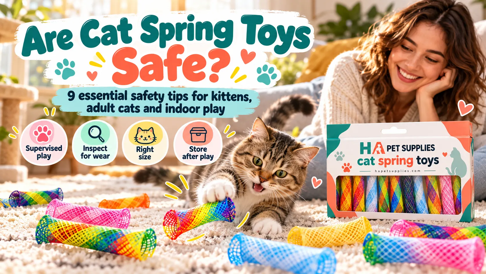 Are cat spring toys safe essential tips for supervised indoor cat play