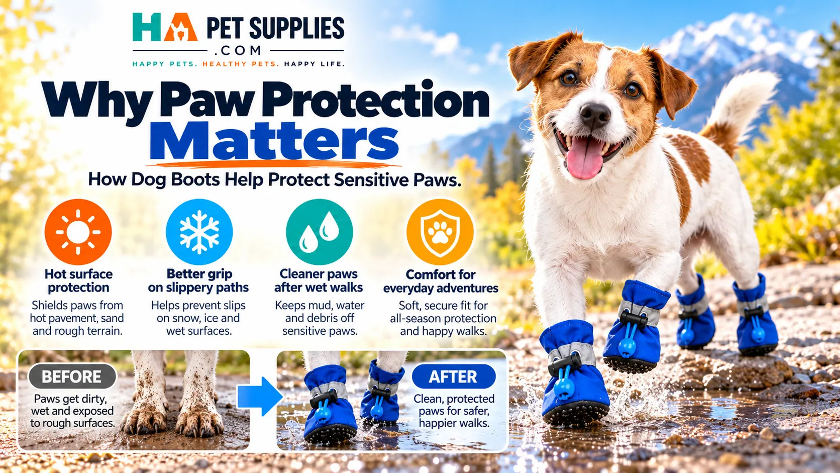 Do dogs need boots for comfortable paw protection
